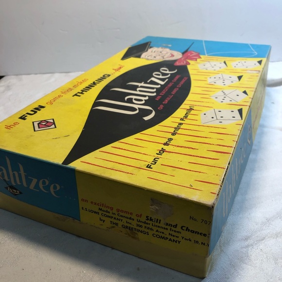 Vintage Yahtzee Game 1956, 1960 The Greeting Company Complete But No Orig Pencil - Picture 13 of 15